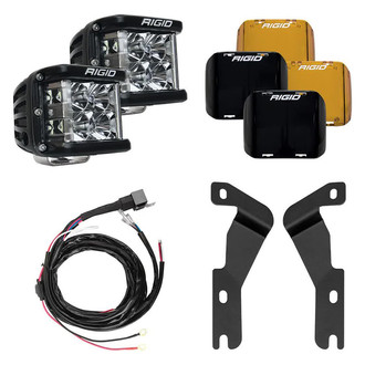 Rigid Industries® - D-SS Series 3"x4" 2x54W White Housing Flood Beam LED Light Kit