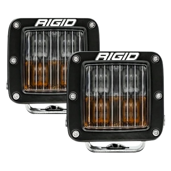 Rigid Industries® - D-Series SAE 3.2" 2x20W Cube Fog Beam White/Amber LED Lights