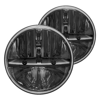 Rigid Industries® - 7" Round Black LED Headlights (H6024)