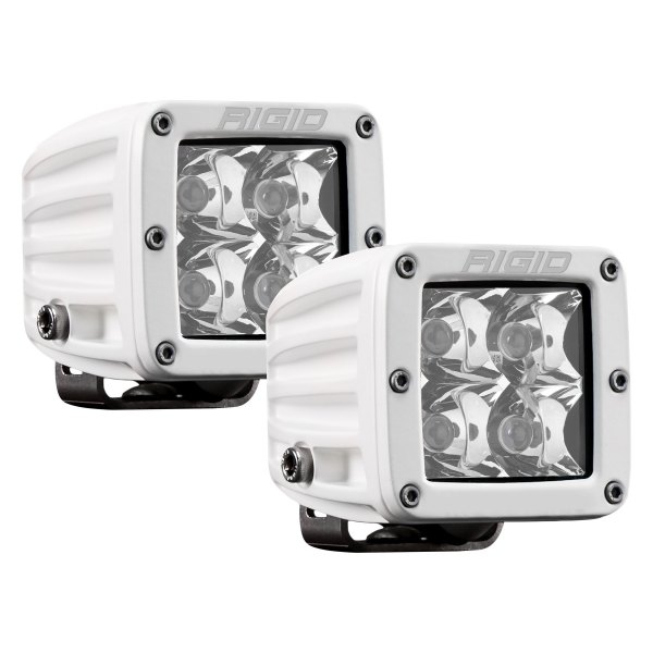Rigid Industries® - D-Series Pro 3"x3" 2x30W White Housing Spot Beam LED Lights