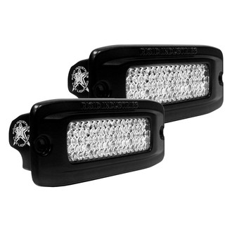 Rigid Industries® - SR-Q Series Black Flush Mount Diffused LED Backup Light Kit