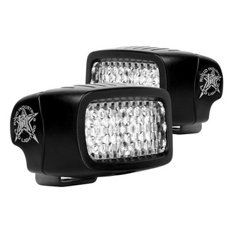 Rigid Industries® - SR-M Series 2x6" Black Surface Mount Diffused LED Backup Light Kit