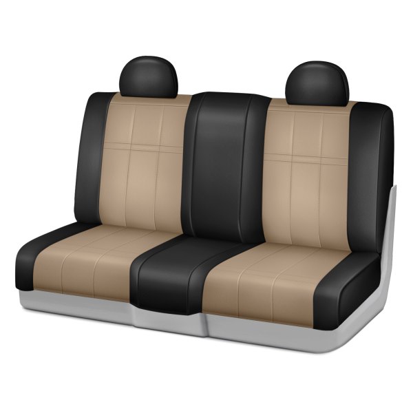 Rixxu™ - Forma Series 1st Row Black & Beige Custom Seat Covers