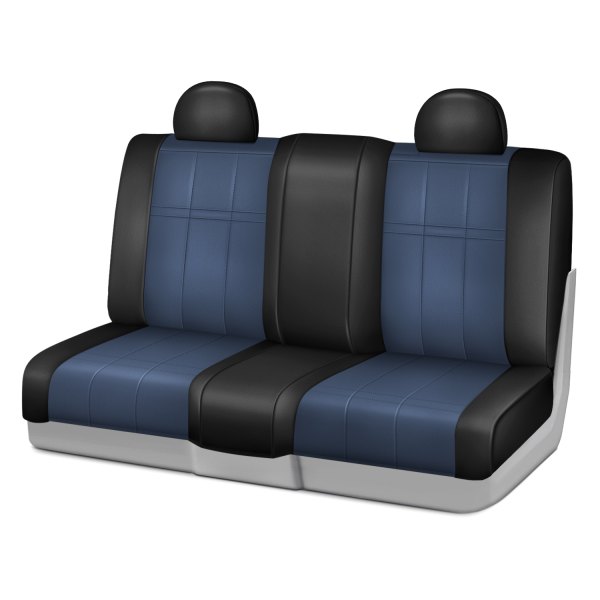 Rixxu™ - Forma Series 1st Row Black & Blue Custom Seat Covers