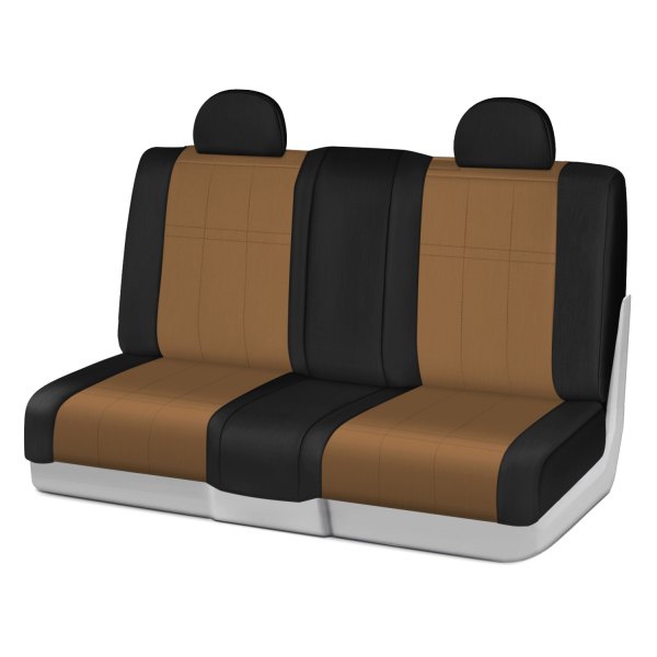 Rixxu™ - Neo Series 1st Row Black & Beige Custom Seat Covers