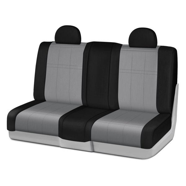 Rixxu™ - Neo Series 1st Row Black & Light Gray Custom Seat Covers