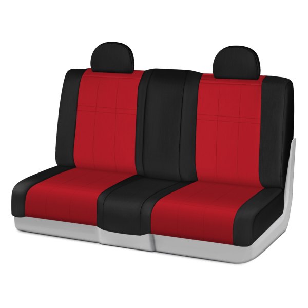 Rixxu™ - Neo Series 1st Row Black & Red Custom Seat Covers