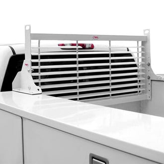 RKI® - WG Series Service Body Louvered Window Grille Cab Rack