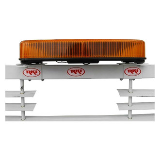 RKI® - White Rectangular Strobe Light Mounting Brackets For Window Grille