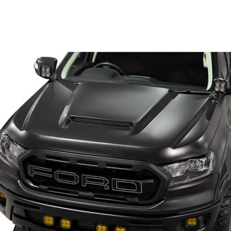 RKSport® - V1 Ram Air Fiberglass Hood (Unpainted)
