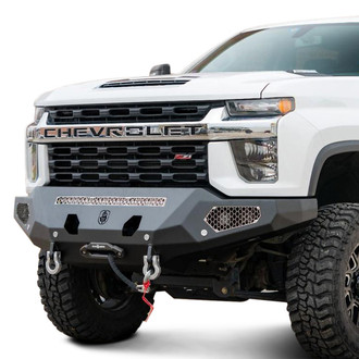 Road Armor® - Evolution Full Width Black Powder Coated Front Winch HD Bumper