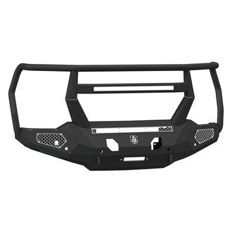 Road Armor® - Evolution Full Width Black Powder Coated Front Winch HD Bumper with Reaper Guard