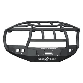 Road Armor® - Stealth Series Full Width Front Winch HD Bumper with Intimidator Guard