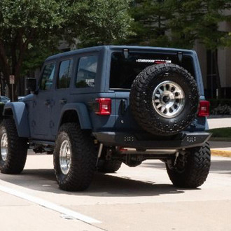 Road Armor® - Spartan Full Width Satin Black Rear HD Bumper