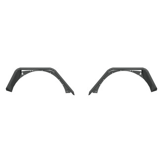 Road Armor® - Defender Series Black Rear Fender Protections