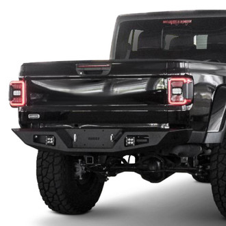 Road Armor® - Spartan Full Width Satin Black Rear HD Bumper