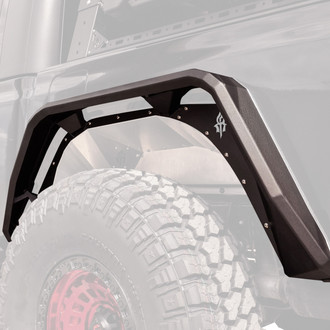 Road Armor® - Stealth Series Black Rear Fender Protections