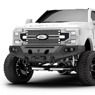 Road Armor® - Evolution Full Width Black Powder Coated Front Winch HD Bumper