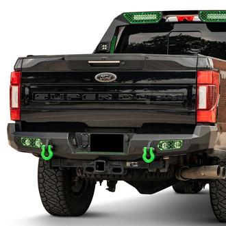Road Armor® - Evolution Full Width Black Powder Coated Rear HD Bumper
