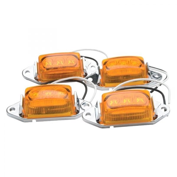 RoadPro® - 1.75"x1" Rectangular Stud Mount LED Clearance Marker Lights