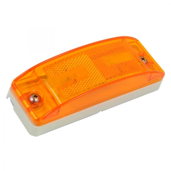 RoadPro® - 6"x2" Rectangular Bolt-on Mount Clearance Marker Light with 2-Prong Grote™ Connector