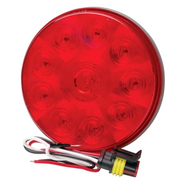 RoadPro® - 4" Low Profile Round Grommet Mount LED Tail Light