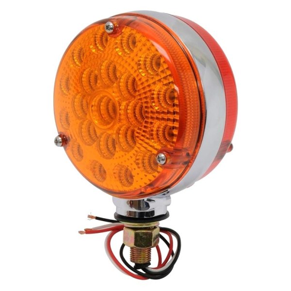 RoadPro® - 4" Double Face Round Stud Mount LED Tail Light