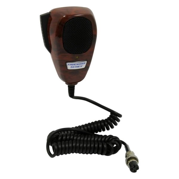 RoadPro® TM2007WG Wood Grain CB Microphone with 12' PreWired Coax