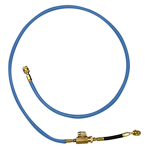 Robinair® - 96" Blue A/C Charging Hose with Ball Valve
