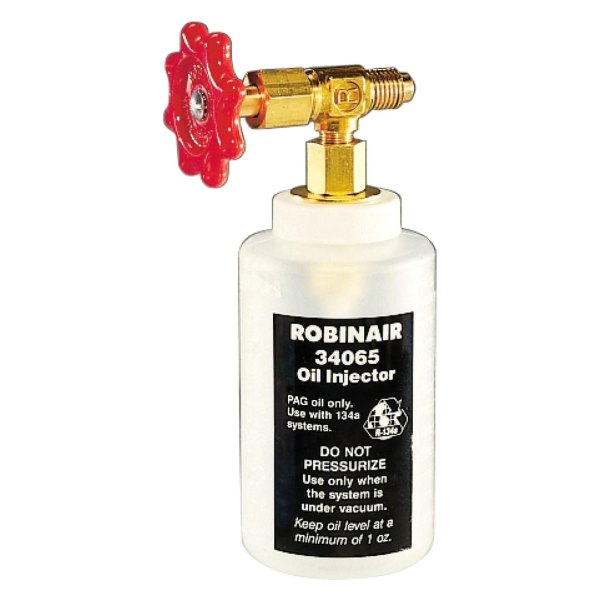 Robinair® - Brass R-134a A/C Oil Injector with 1/2" ACME Fitting