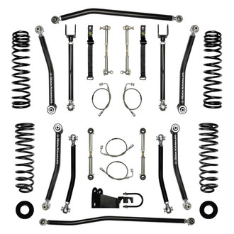 Rock Krawler® - 3.5" x 3.5" X-Factor Mid Arm Stage 0 Front and Rear Suspension Lift Kit