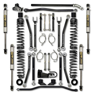 Rock Krawler® - 4.5" x 4.5" X-Factor Mid Arm Stage 1 Front and Rear Suspension Lift Kit