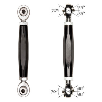 Rock Krawler® - Front No Limits Adjustable Sway Bar Links
