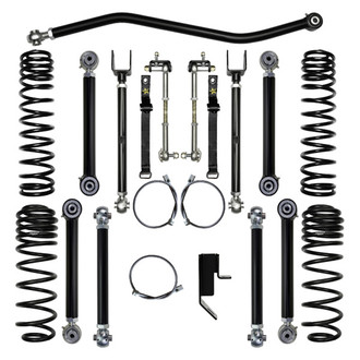 Rock Krawler® - 2" x 2" X-Factor Mid Arm Stage 0 Front and Rear Suspension Lift Kit