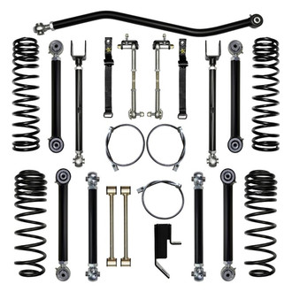 Rock Krawler® - 3.5" x 3.5" X-Factor Short Arm Stage 0 Front and Rear Suspension Lift Kit