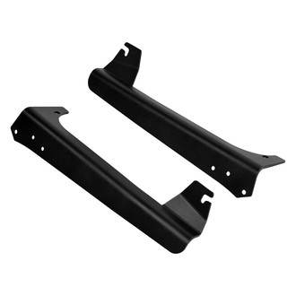 Rock Slide Engineering® - RSE Series Black Textured Powder Coat Windshield Frame Mounts for RIGID, BULLDOG, 49" - 52" Lights