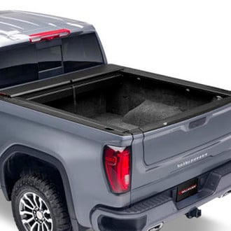 A-Series XT Hard Manual Retractable Tonneau Cover Opened