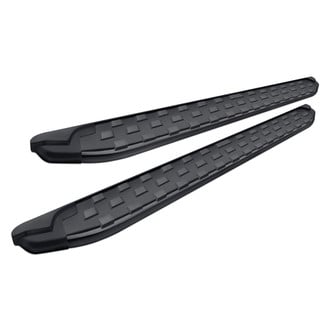 Romik® - 5.5" REC Series Black Running Boards with Black Trim