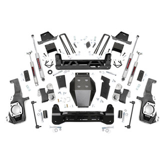 Rough Country® - 7" Non-Torsion Drop Front and Rear Suspension Lift Kit