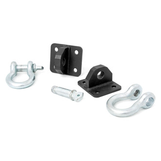 Rough Country® - Black D-Ring Shackles and Mounts