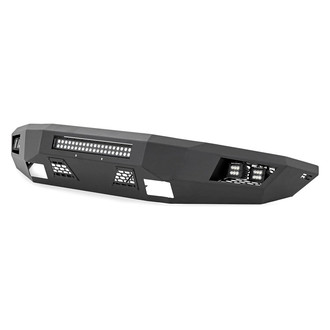 Rough Country® - Full Width Black Powder Coated Front HD Bumper