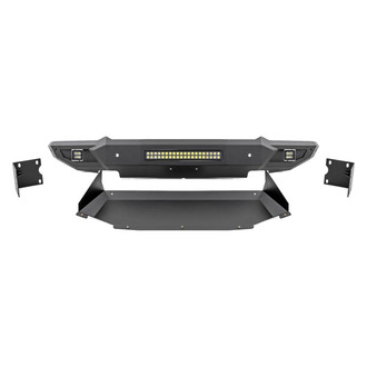 Rough Country® - High Clearance Full Width Black Powder Coated Front HD Bumper
