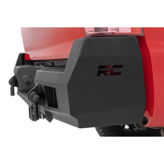 Rough Country® - Full Width Black Powder Coated Rear HD Bumper