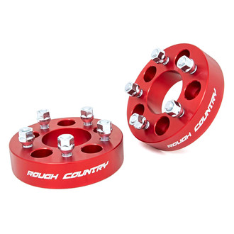 Rough Country® - Red 6061-T6 Aluminum Wheel Spacers