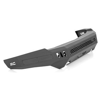 Rough Country® - High Clearance Full Width Black Powder Coated Front Winch HD Bumper