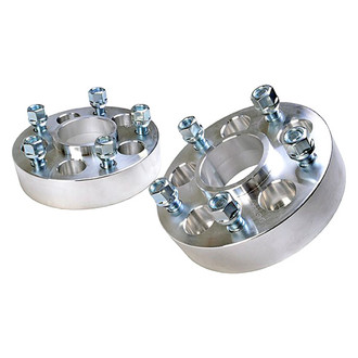 Rough Country® - Silver 6061-T6 Aluminum Wheel Spacers Adapters