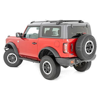 Rough Country® - 4.5" Black Oval Nerf Step Bars