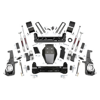 Rough Country® 25330 - 7.5" Non-Torsion Drop Front and Rear Suspension Lift Kit