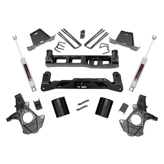 Rough Country® - 7.5" x 7" Front and Rear Suspension Lift Kit