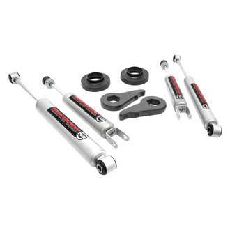 Rough Country® - 1"-2" x 1" Front and Rear Leveling Kit